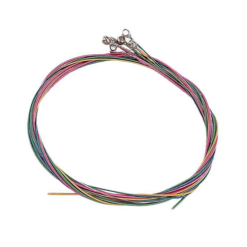 6Pcs Colorful Folk Acoustic Guitar Strings Set Copper-Caixian