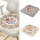 Memory Foam Chair Cushions Flower Pattern Square-Style 7 1 3