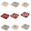 Memory Foam Chair Cushions Flower Pattern Square-Style 7 1 2