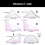 Quilting Ruler Plastic Craft Ruler-Protractor Ruler P10 4