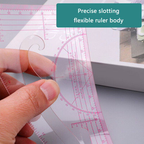 Universal Sewing Ruler with Clear marking  Plastic-Scale 8535 2