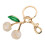 Cherry Pendant Keychain Stylish Fruit Charm Keyring-White 1