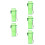 5Pièces Étui Vert Résistant Briquet Clé Protection Usage 9