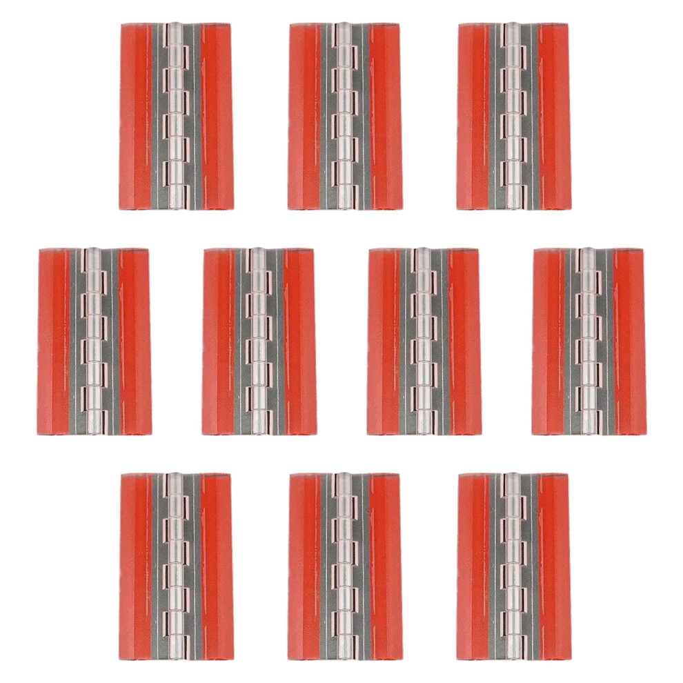 10Pcs Clear Adhesive Acrylic Hinges-Widened Large Size 7 7751000160968