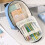 Large Capacity Pencil Case Backpack Like Pencil Pouches-Khaki 6