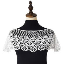 Faux False Collar Lapel Choker Lace Detachable-Petal style