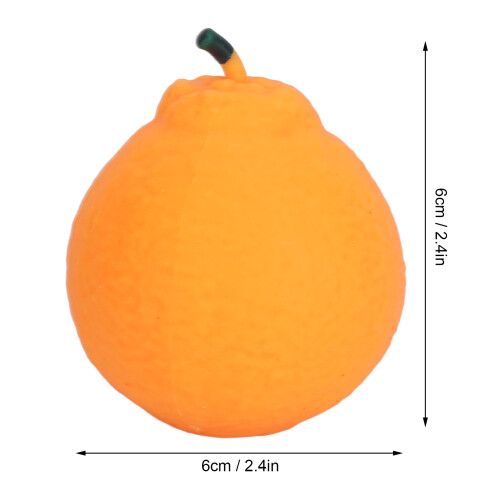 10pcs Squeeze Toys - Lifelike Orange, 6cm / 2.4in 1