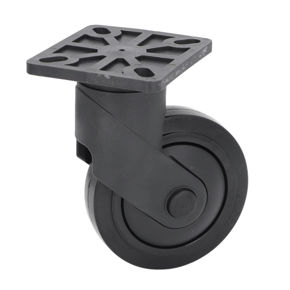 5-Inch Plastic Caster Wheel 400Lb Load Silent Rubber Replacement 4191349687550