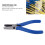 5.3in Soft Wire Pliers, Chrome Vanadium Steel, Ergonomic Handle 5