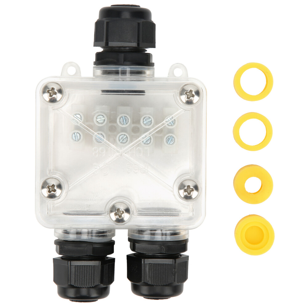 Junction Box 3 Way IP68 Waterproof Terminal