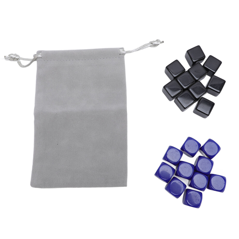 20 Pcs Blank Dice Set 16mm Lightweight Plastic-image-OPC-PKH2RCN-NEW