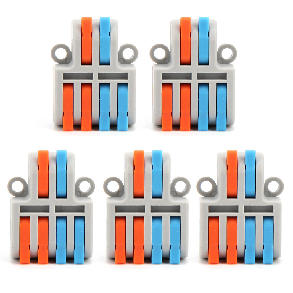 5Pcs Lever Nut Connector Quick Assortment Compact