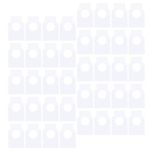 200 etiquetas blancas reutilizables para de vino, doble cara