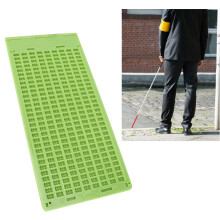 Easy-to-Use Plastic Braille Slate 30 Cells 9 Lines with Stylus for Practice