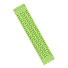 Portable 4 Lines 28 Cells Braille Writing Slate and Stylus Braille Learning Tool