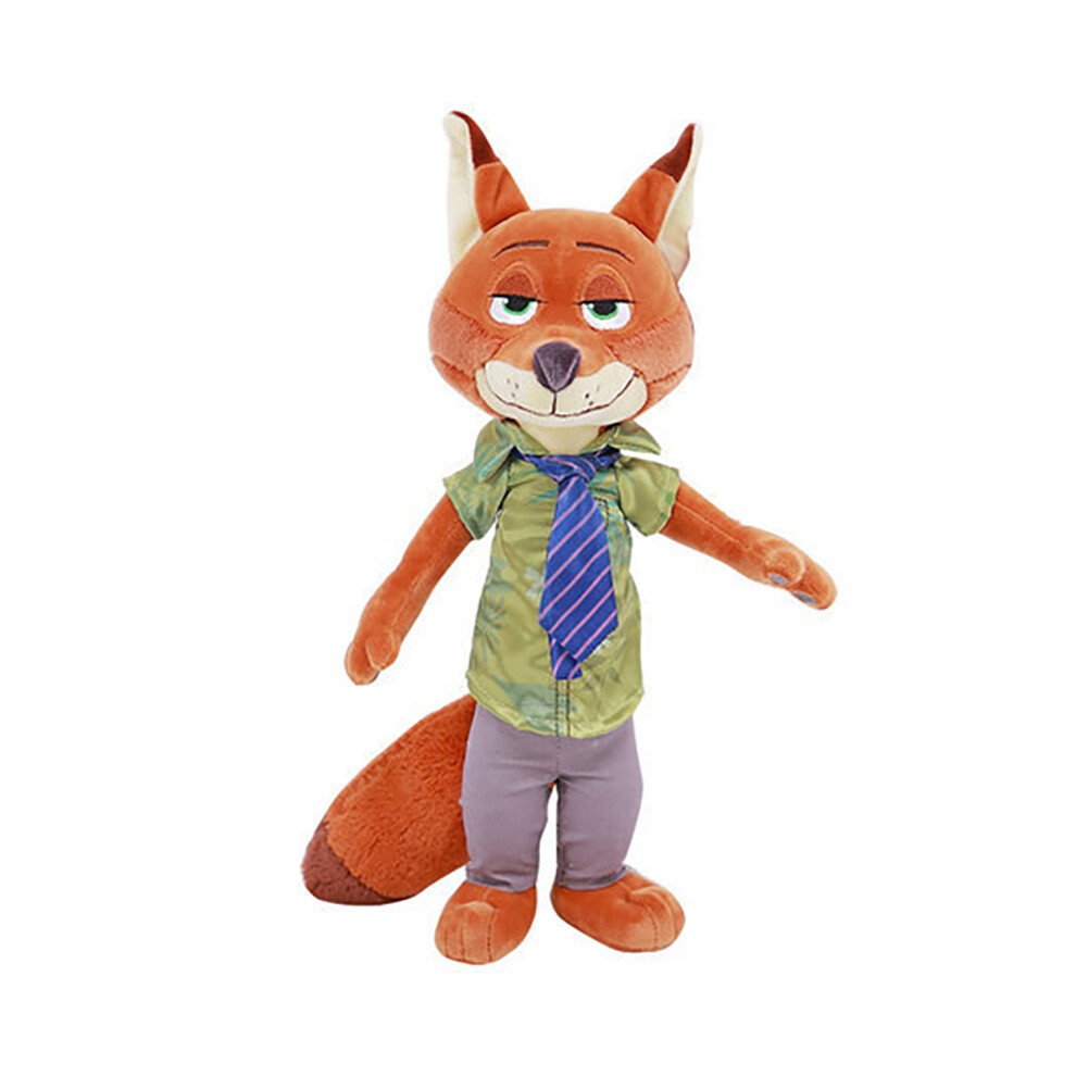 (Nick Wilde) Plush Zootopia Toy Doll Judy Hopps Childern Student Gift Present Decoration Home