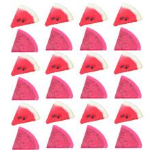 3Sets Fruit Slice Ornament Watermelon Pitaya Decor for Shop and Office