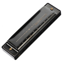 Harmonica Noir Durable À 10 Trous Pour Enfants Et Adultes