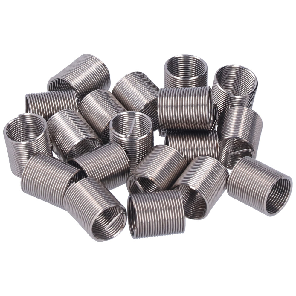 20Pcs Wire Thread Insert M12 x 1 Threaded Repair