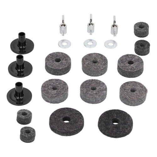 21Pcs Cymbal Felt Clutch Bracket Tube Drum 2