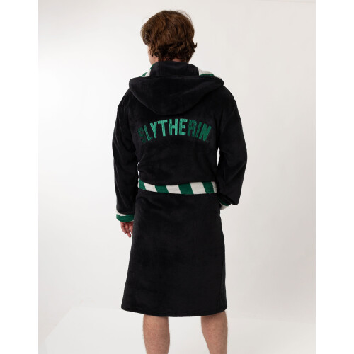 Harry Potter (Large) Harry Potter Hooded Bathrobe (Unisex Black) 1