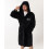 Star Wars (Small) Star Wars Hooded Bathrobe (Mens Black) 6