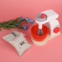 Holz-Küchenspielset mit Toaster, Brotschneider &amp; Mixer für Kinder