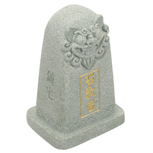 4Pcs Multicolor Tea Table Statues Asian Sandstone Home Decorations 1
