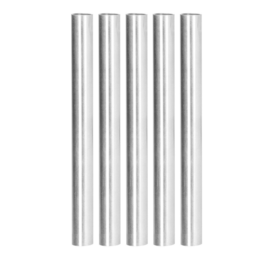 5Pcs Aluminum Tube Straight Hollow Shaft Sleeve