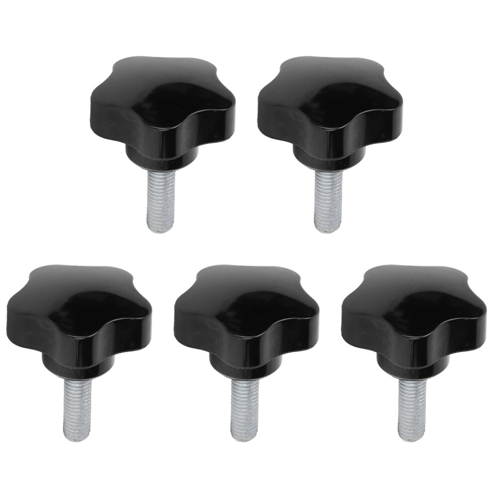 5Pcs Knob Bolt Lathe Hand Grip Twist Knob Nut