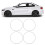 4Pcs 17 Inch Wheel Rim Protector Ring Aluminum 11