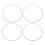 4Pcs 17 Inch Wheel Rim Protector Ring Aluminum 4