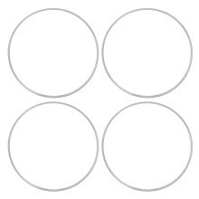 4Pcs 17 Inch Wheel Rim Protector Ring Aluminum