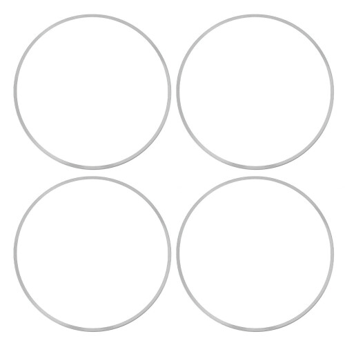 4Pcs 17 Inch Wheel Rim Protector Ring Aluminum