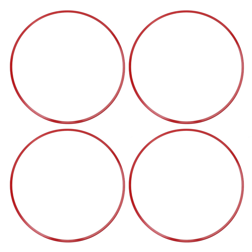 4Pcs 16 Inch Wheel Rim Protector Anti Scratch Self Red 8320539347639