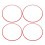 4Pcs 17 Inch Wheel Rim Protector Ring Aluminum 4