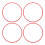 4Pcs 16 Inch Wheel Rim Protector Ring Anti Scratch 1