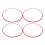 4Pcs 17 Inch Wheel Rim Protector Ring Aluminum 6