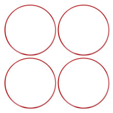4Pcs 17 Inch Wheel Rim Protector Ring Aluminum