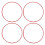 4Pcs 17 Inch Wheel Rim Protector Ring Aluminum 1