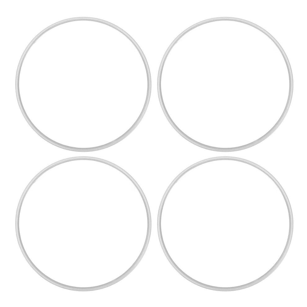 4Pcs 16 Inch Wheel Rim Protector Ring Anti Scratch White 8320539347554
