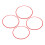4Pcs 16 Inch Wheel Rim Protector Ring Anti Scratch 10