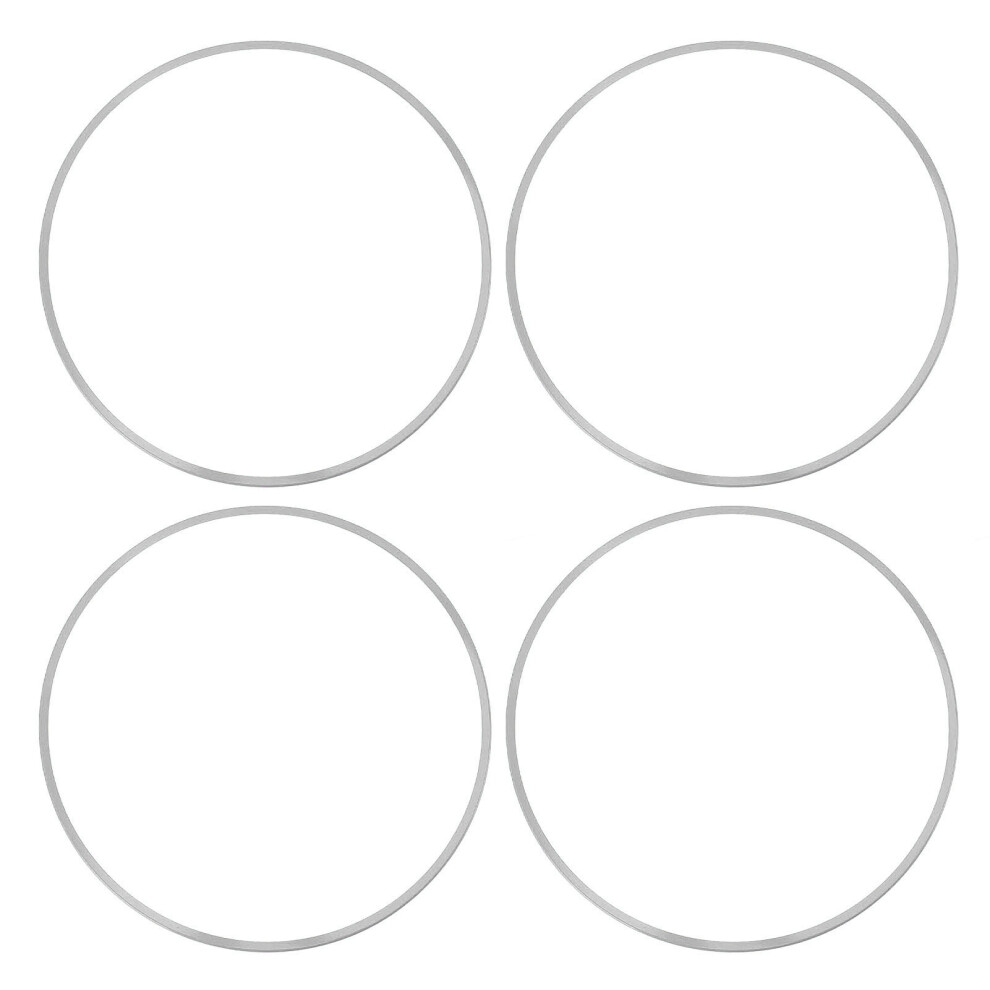 4Pcs 16 Inch Wheel Rim Protector Anti Scratch Self Silver 8320539347752