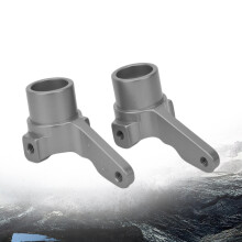 Aluminiumlegierung Knuckle Arm Uprights Lenkkopffür 4WD RC Auto Silber