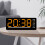 Contemporary LED Clock With Clear Readable Display-Green 4