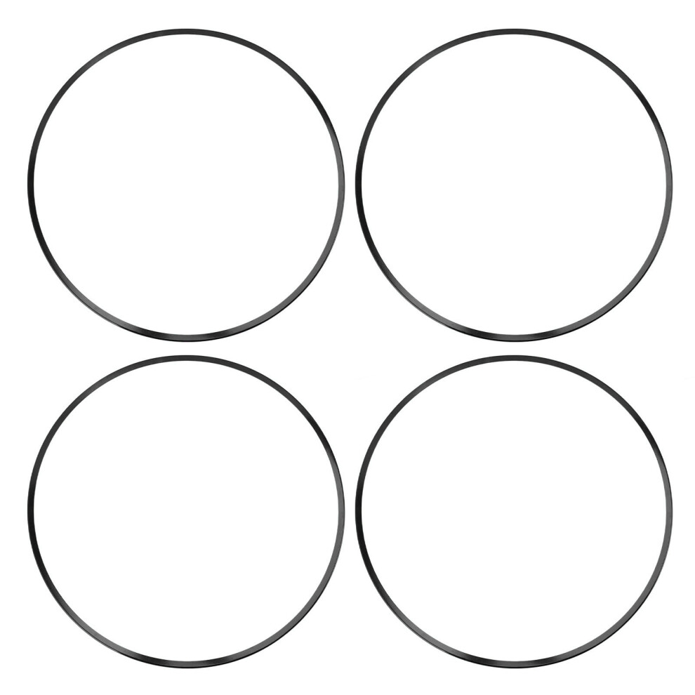 4Pcs 17 Inch Wheel Rim Protector Ring Aluminum Black 8320539347783