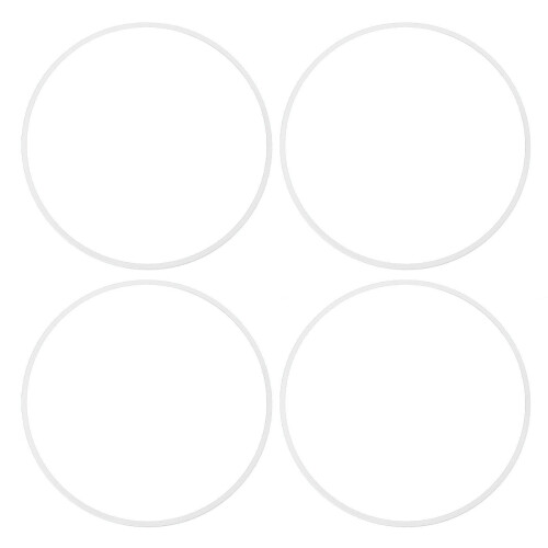 4Pcs 17 Inch Wheel Rim Protector Ring Aluminum