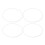 4Pcs 17 Inch Wheel Rim Protector Ring Aluminum 6