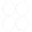 4Pcs 17 Inch Wheel Rim Protector Ring Aluminum 5