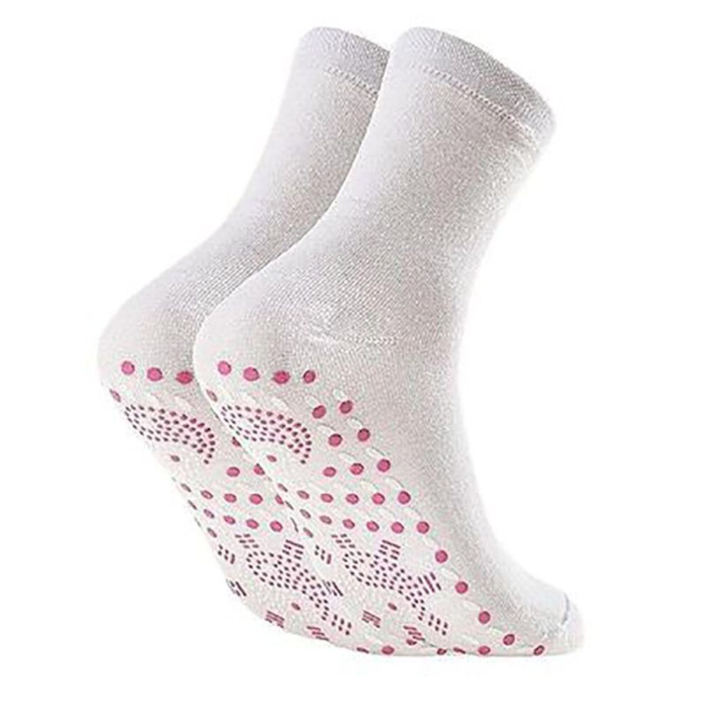 (white, 10 pairs) 1/5/10 Pairs Of Self-heating Socks Heating Winter Heating Socks Warm Winter Socks-image-OPC-PKH5X97-NEW